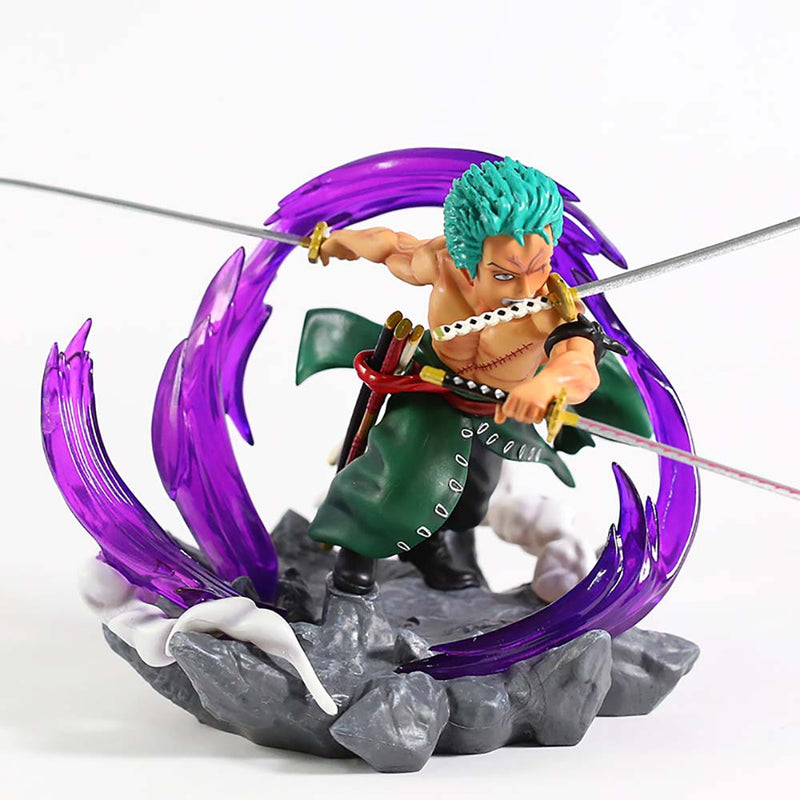 One Piece Roronoa Zoro Three Thousand World Action Figure Toy 17cm