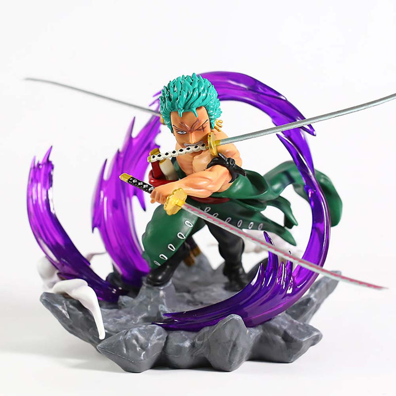 One Piece Roronoa Zoro Three Thousand World Action Figure Toy 17cm