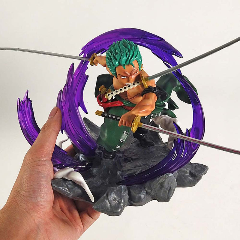 One Piece Roronoa Zoro Three Thousand World Action Figure Toy 17cm