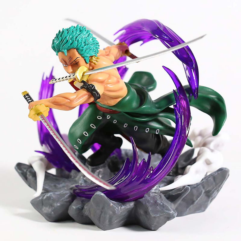 One Piece Roronoa Zoro Three Thousand World Action Figure Toy 17cm