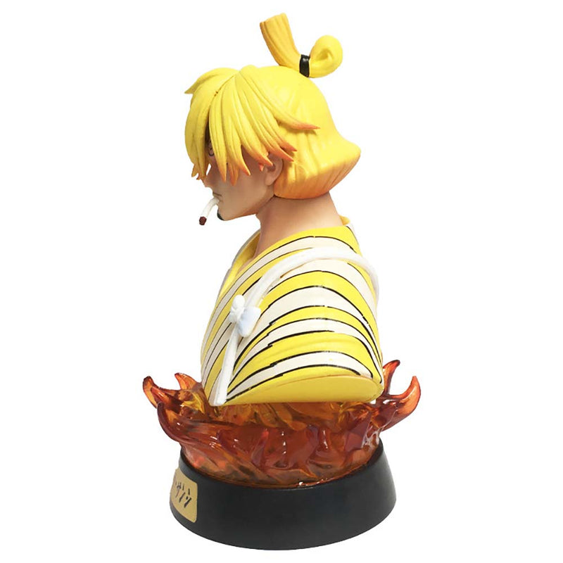 One Piece Sanji Action Figure Bust Statue Night Lights Toy 16cm