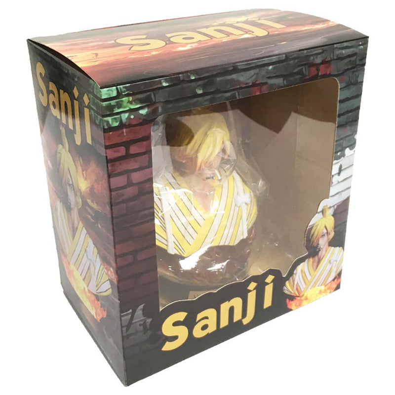 One Piece Sanji Action Figure Bust Statue Night Lights Toy 16cm