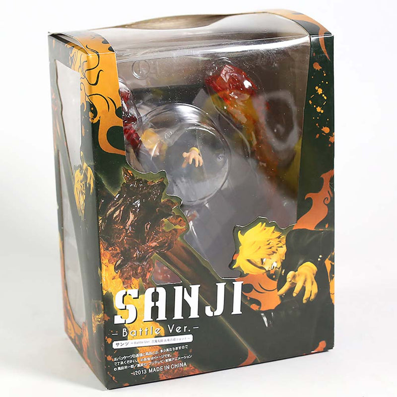 One Piece Sanji Diable Jambe Ver Action Figure Model Toy 17cm