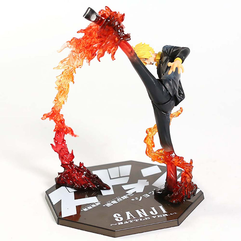 One Piece Sanji Diable Jambe Ver Action Figure Model Toy 17cm