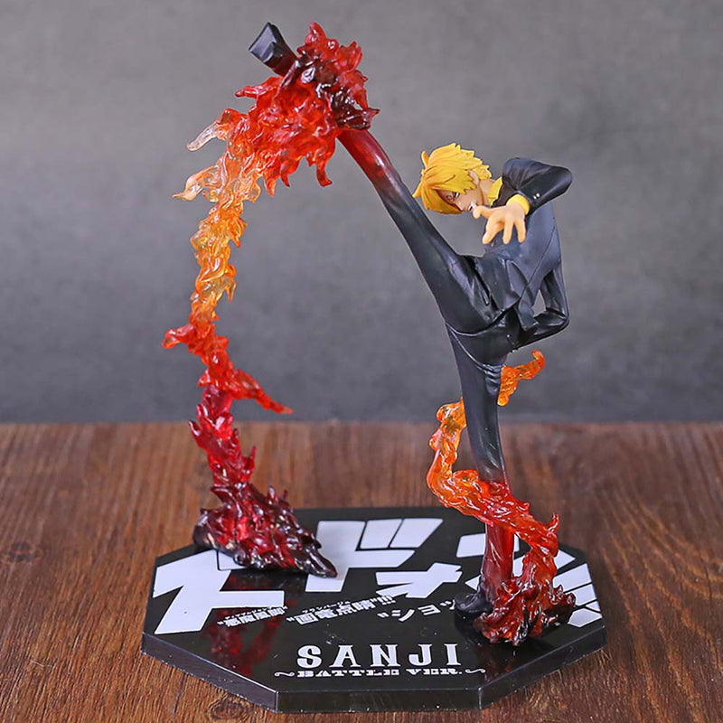 One Piece Sanji Diable Jambe Ver Action Figure Model Toy 17cm