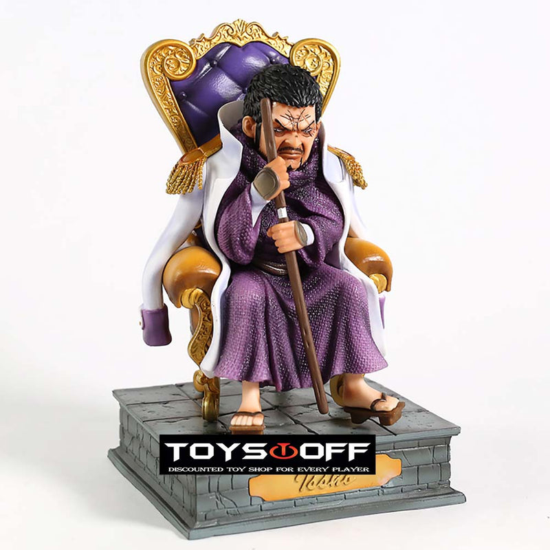 One Piece Sitting Ver Navy Headquarters Senior General Issho Action Figure 20cm