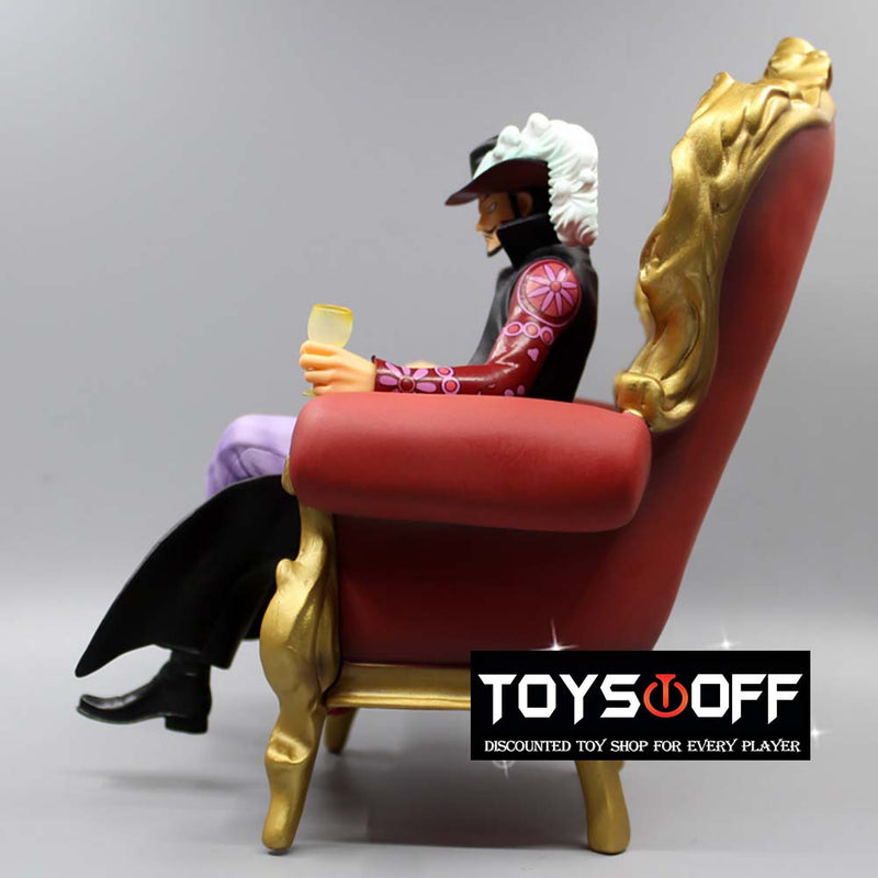 One Piece Sofa Mihawk Action Figure Collectible Model Toy 23cm