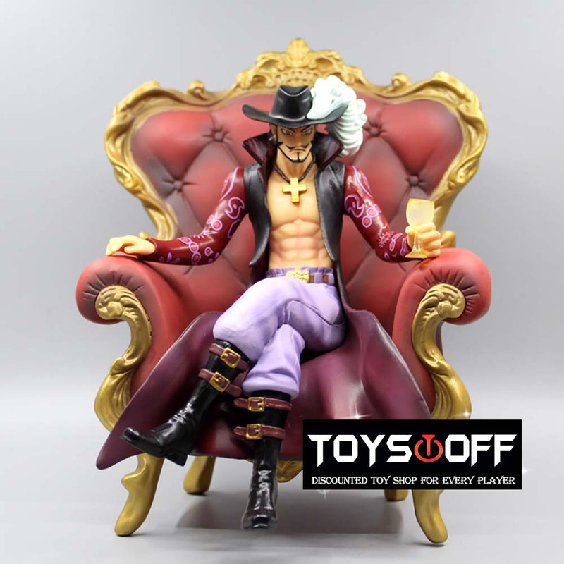 One Piece Sofa Mihawk Action Figure Collectible Model Toy 23cm