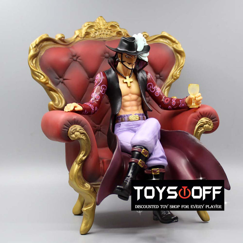 One Piece Sofa Mihawk Action Figure Collectible Model Toy 23cm