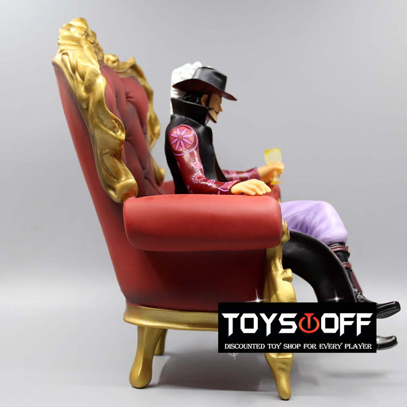 One Piece Sofa Mihawk Action Figure Collectible Model Toy 23cm