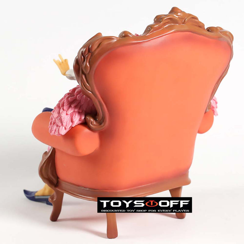 One Piece Sofa Sitting Ver Donquixote Doflamingo Action Figure Toy 23cm