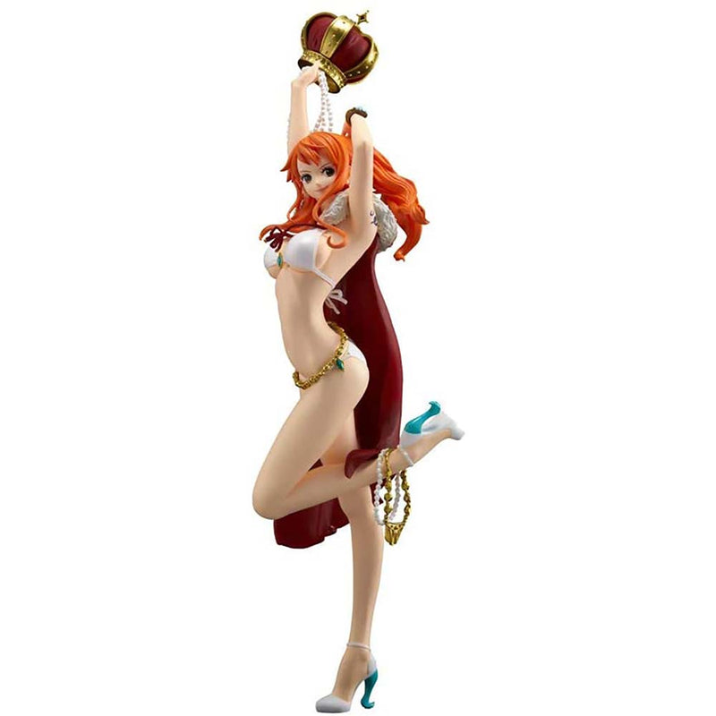 One Piece Stampede Movie Flag Diamondi Ship Nami Action Figure 26cm