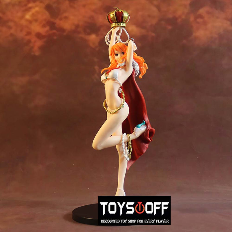 One Piece Stampede Movie Flag Diamondi Ship Nami Action Figure 26cm