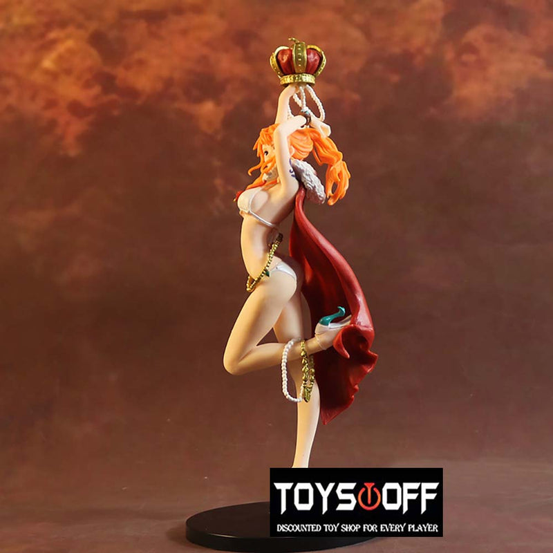 One Piece Stampede Movie Flag Diamondi Ship Nami Action Figure 26cm