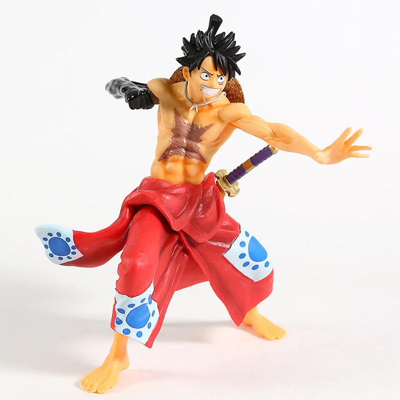 One Piece Wano Country Monkey D Luffy Action Figure 21cm