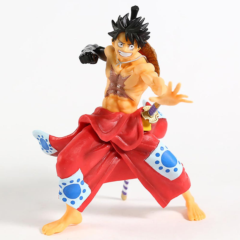 One Piece Wano Country Monkey D Luffy Action Figure 21cm