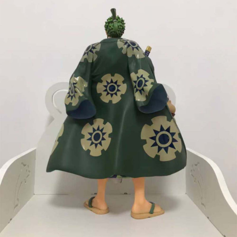 One Piece Wano Roronoa Zoro Kimono Ver Action Figure Toy 28cm