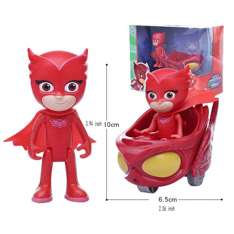 PJ Masks Catboy Gekko Owlette Romeo Night Ninja Model Driving Toys