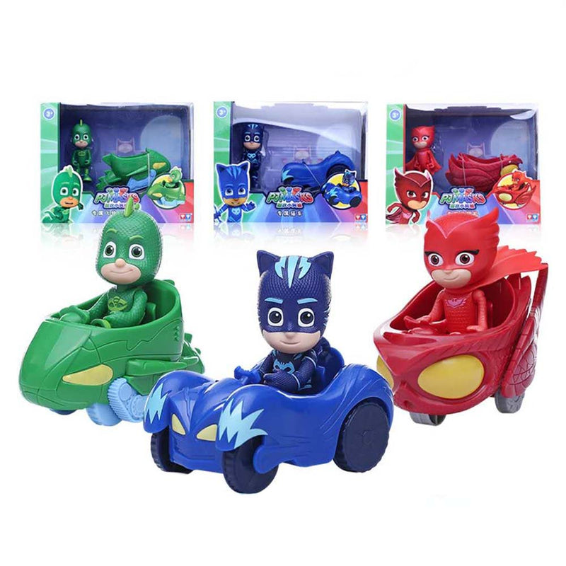 PJ Masks Catboy Gekko Owlette Romeo Night Ninja Model Driving Toys