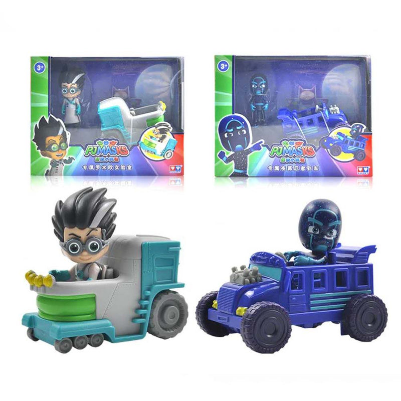 PJ Masks Catboy Gekko Owlette Romeo Night Ninja Model Driving Toys