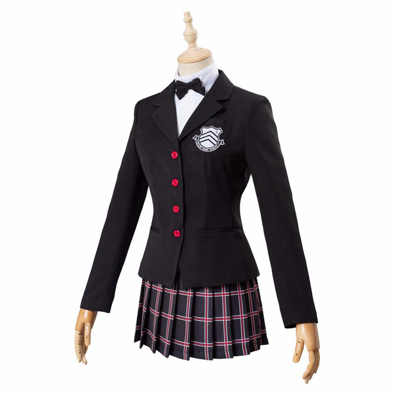 Persona 5 Yoshizawa Kasumi Cosplay Halloween Costume School Uniform Suit