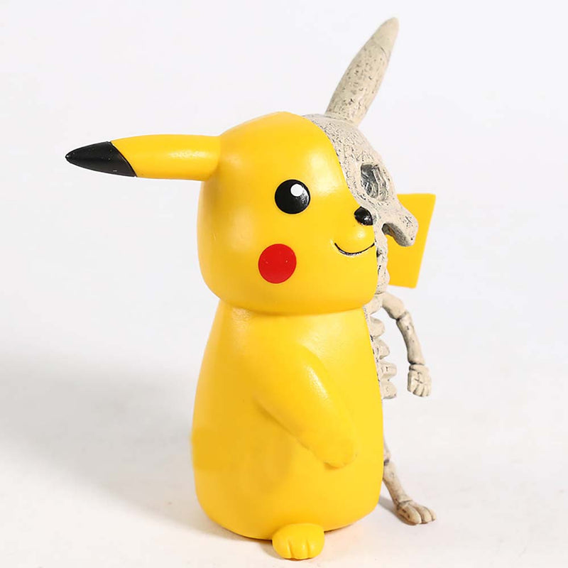 Pikachu Monster Skeleton Dissection Action Figure Collectible Funny Model Toy