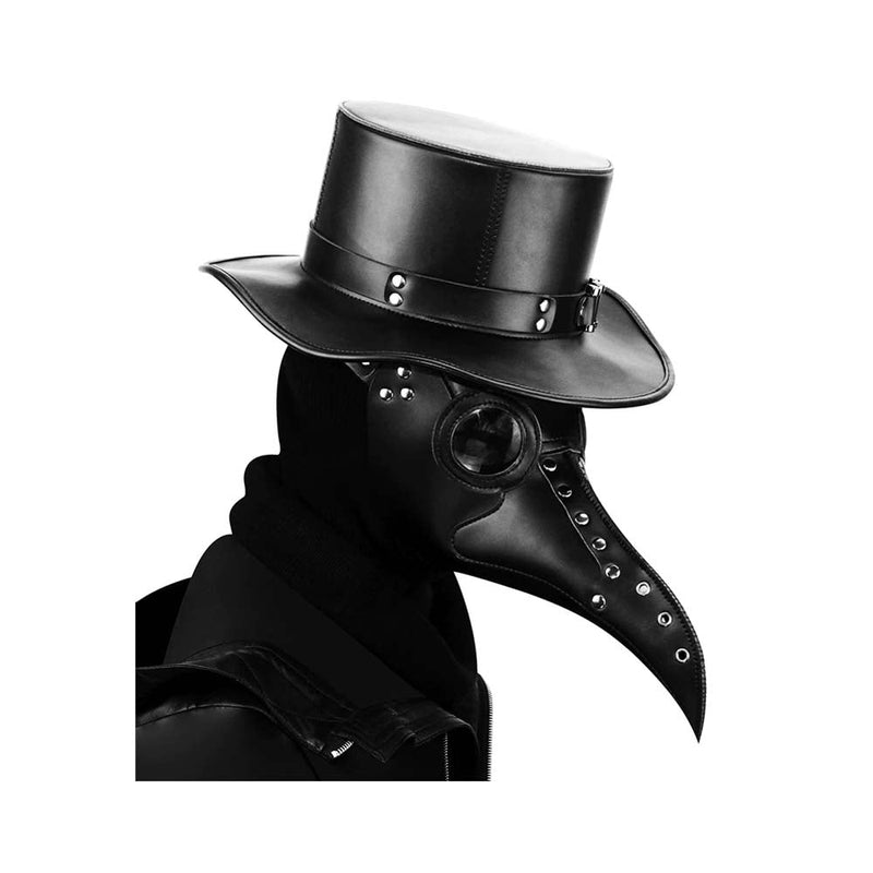 Plague Doctor Mask PU Retro Bird Mouth Halloween Cosplay Prop