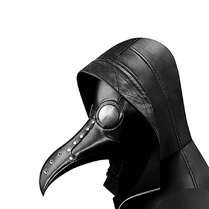 Plague Doctor Mask PU Retro Bird Mouth Halloween Cosplay Prop