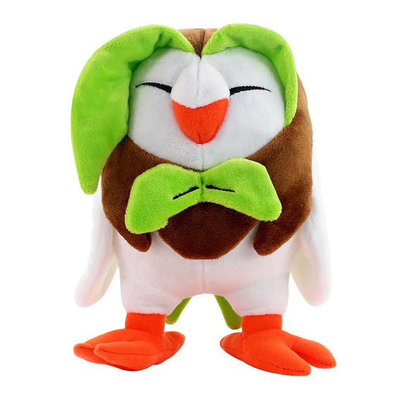 Pocket Monster Pokemon Rowlet Plush Doll Cartoon Toy 23cm