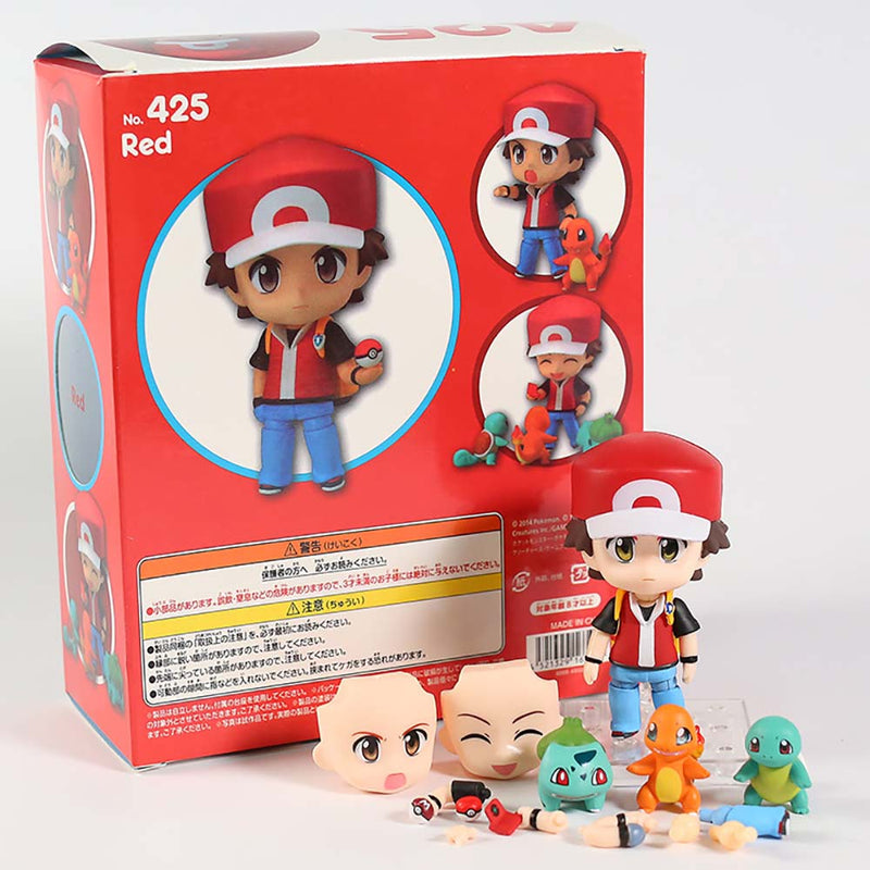 Pokemon 425 Ash Ketchum Action Figure Collectible Model Toy 10cm