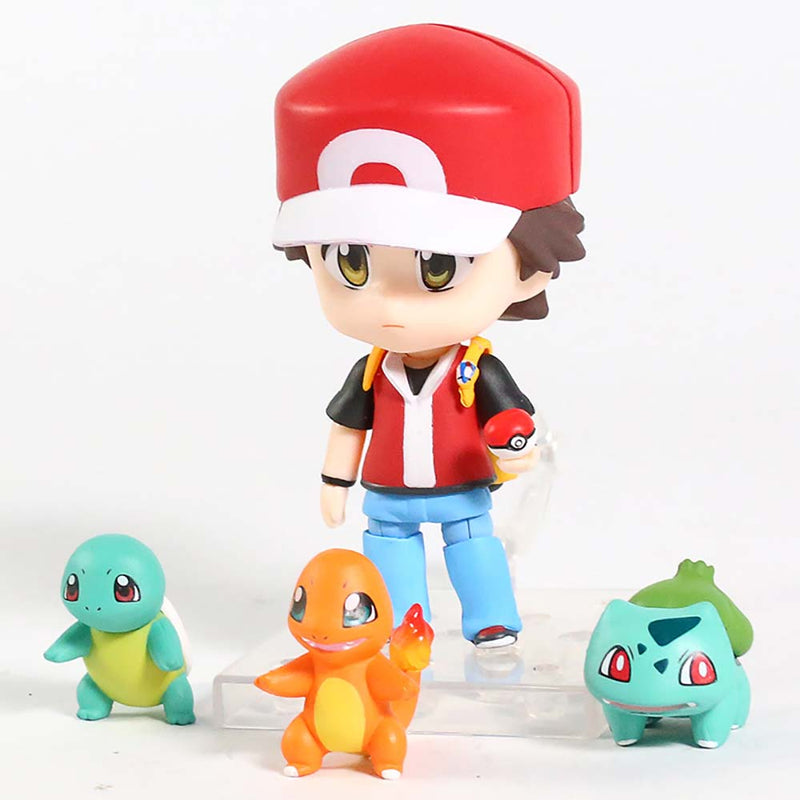 Pokemon 425 Ash Ketchum Action Figure Collectible Model Toy 10cm