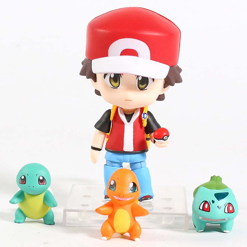 Pokemon 425 Ash Ketchum Action Figure Collectible Model Toy 10cm