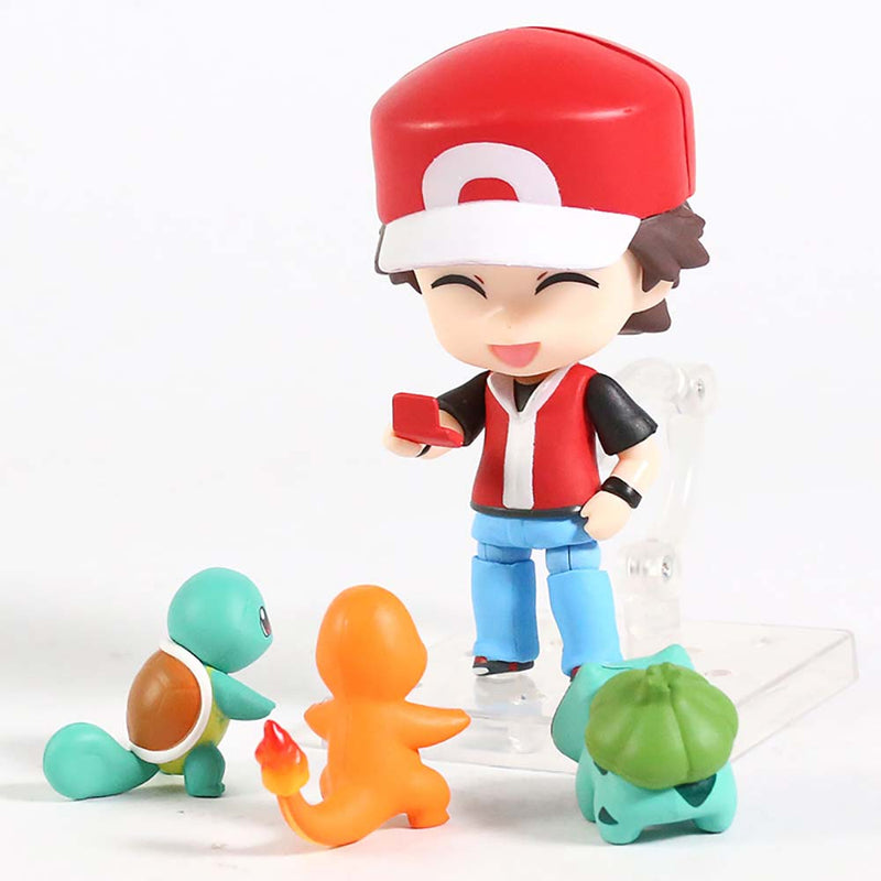 Pokemon 425 Ash Ketchum Action Figure Collectible Model Toy 10cm