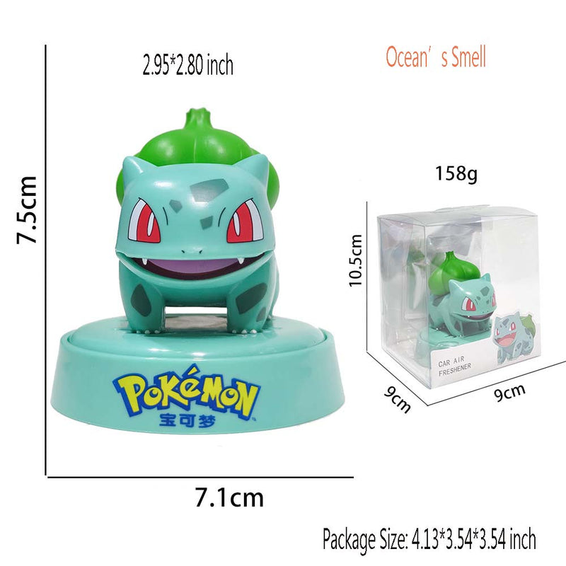 Pokemon Aromatherapy Solid Balm Pikachu Psyduck Squirtle Charmander Jigglypuff Bulbasaur Action Figure