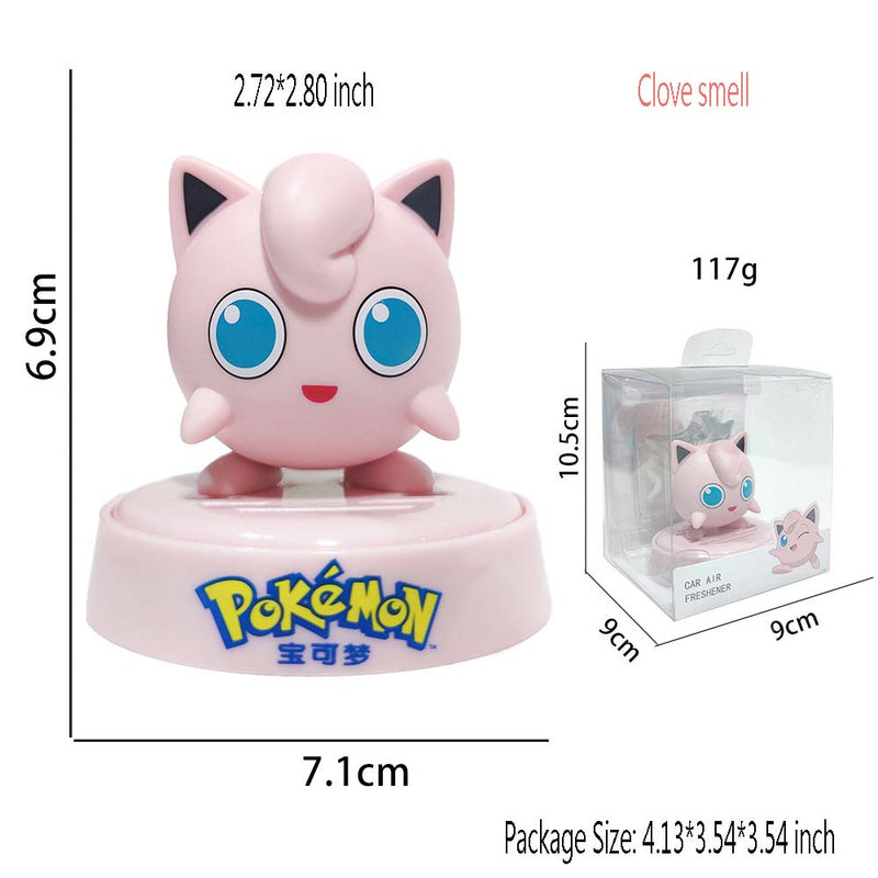 Pokemon Aromatherapy Solid Balm Pikachu Psyduck Squirtle Charmander Jigglypuff Bulbasaur Action Figure