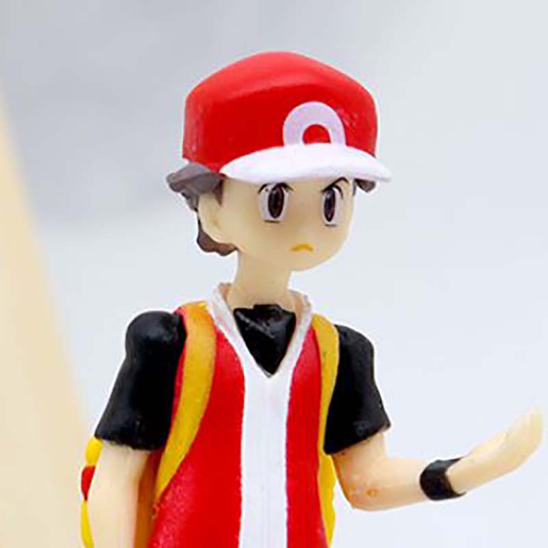 Pokemon Ash Ketchum Pikachu Charmander Squirtle Figma 052 Action Figure 12cm