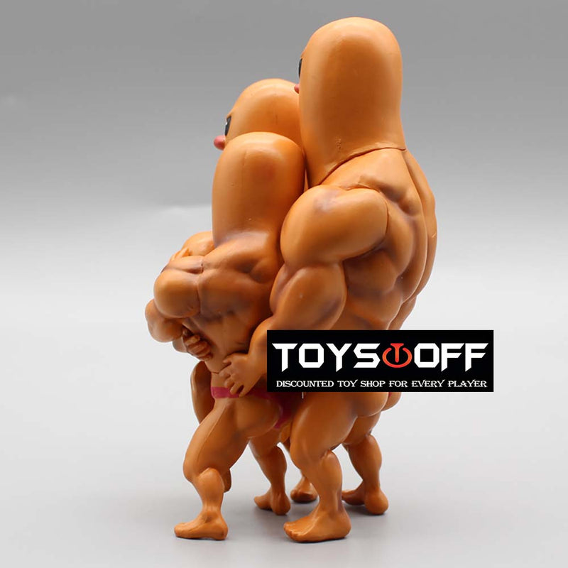 Pokemon Bromance Muscle Dugtrio Action Figure Funny Model Toy 15cm