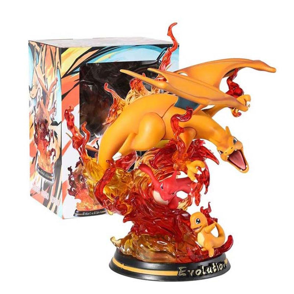 Pokemon Charizard Action Figure Collectible Model Toy with Light 26cm