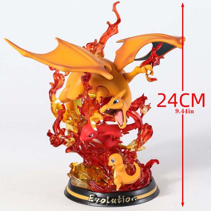 Pokemon Charizard Action Figure Collectible Model Toy with Light 26cm