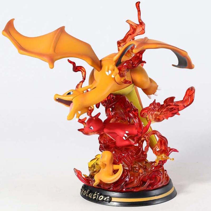 Pokemon Charizard Action Figure Collectible Model Toy with Light 26cm