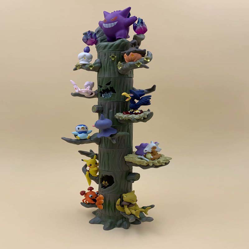 Pokemon Forest Series Mini Action Figure Model Toy 5cm 8pcs