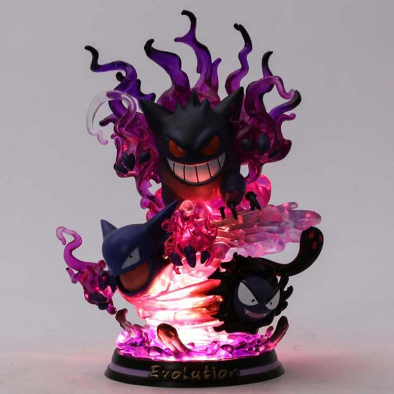 Pokemon Gengar Action Figure Collectible Model Toy with Light 26cm