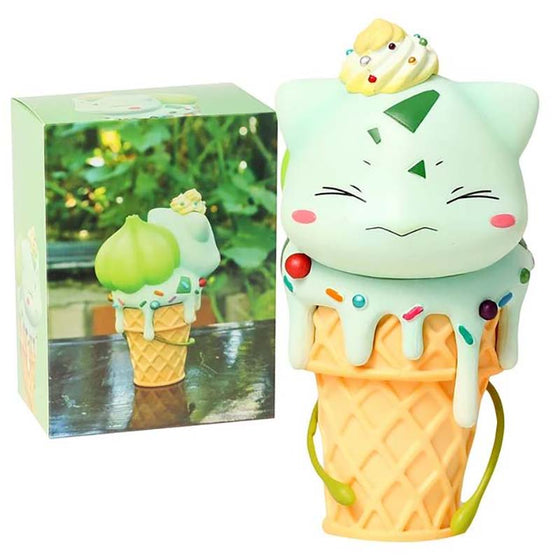 Pokemon Ice Cream Bulbasaur Action Figure Collectible Model Toy 12cm