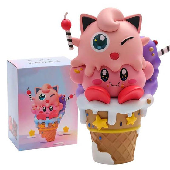 Pokemon Ice Cream Jigglypuff Action Figure Collectible Model Toy 14cm