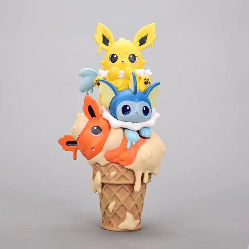 Pokemon Ice Cream Jolteon Action Figure Collectible Model Toy 17cm