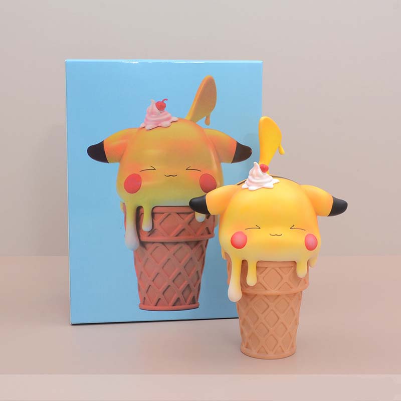 Pokemon Ice Cream Pikachu Action Figure Collectible Model Toy 15cm