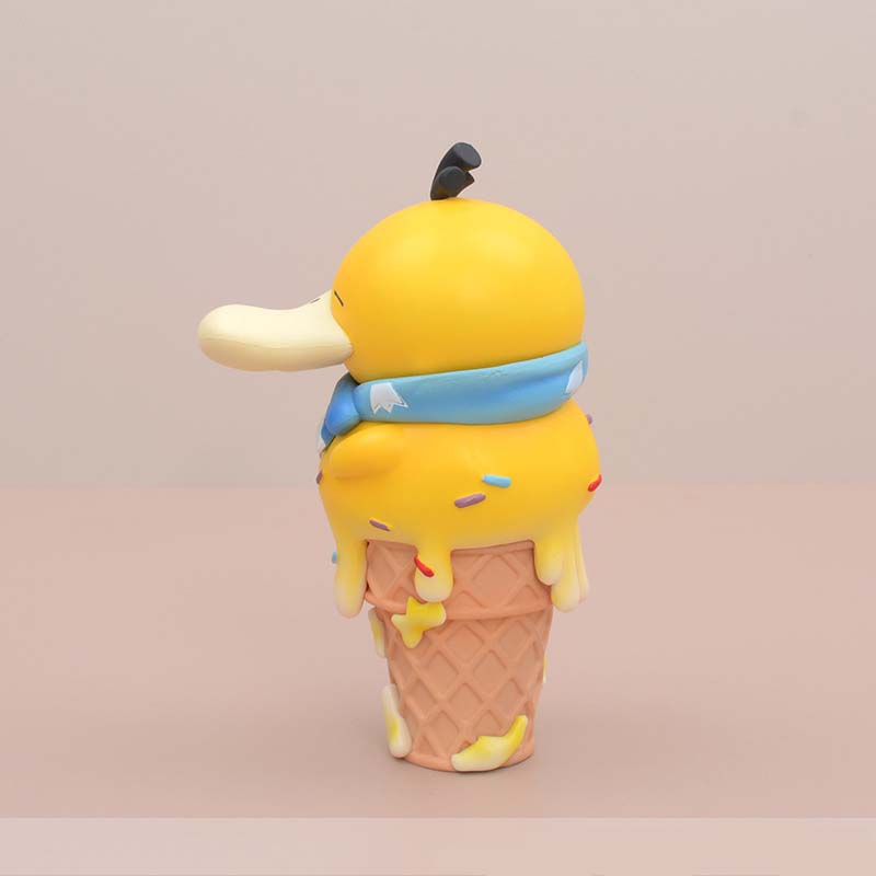 Pokemon Ice Cream Psyduck Action Figure Collectible Model Toy 14cm