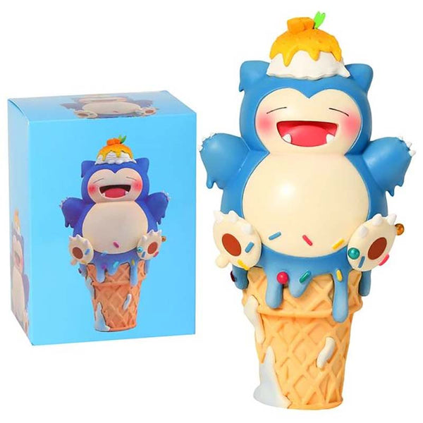 Pokemon Ice Cream Snorlax Action Figure Collectible Model Toy 16cm