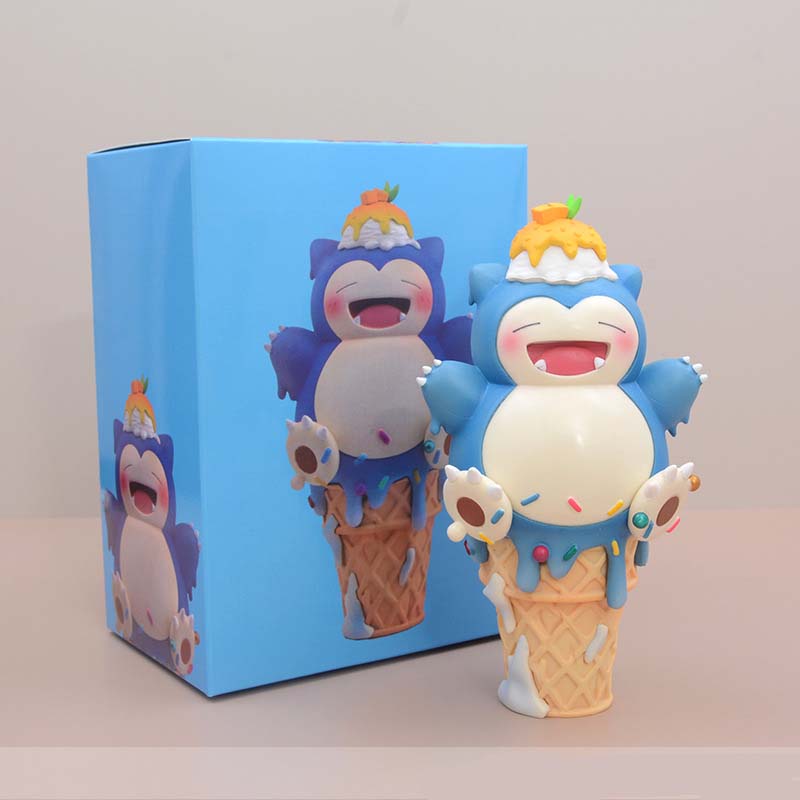 Pokemon Ice Cream Snorlax Action Figure Collectible Model Toy 16cm