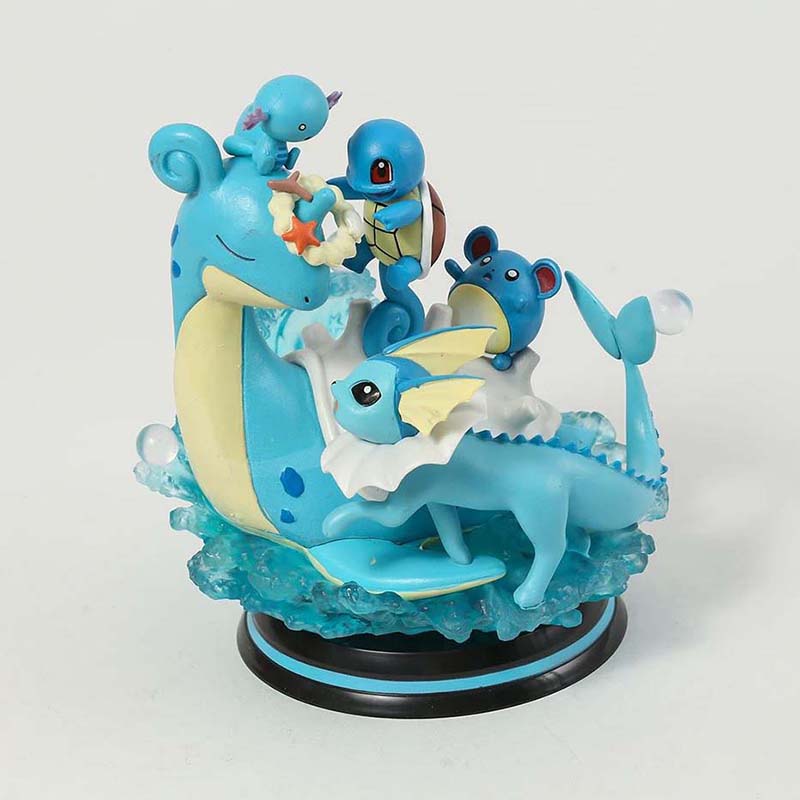 Pokemon Lapras Action Figure Collectible Model Toy with Light 16cm